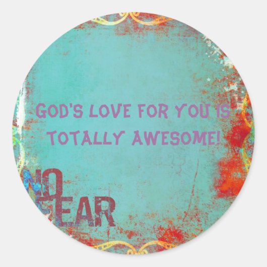 Rond No Fear sticker (Devant)