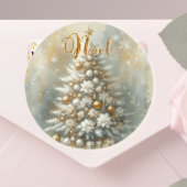 Rond Noel Classic Round Sticker