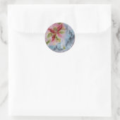 Rond Noël sur Sticker rouge (Sac)