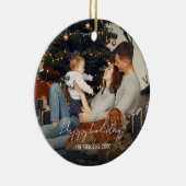 Rond Noël Vacances en céramique Ornement (Droite)