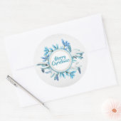 Rond Noël vintage Floral | Sticker (Enveloppe)