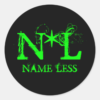 Rond Nom Moins Sticker