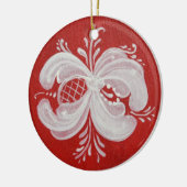 Rond Noors keramisch sieraad Keramisch Ornament (Links)