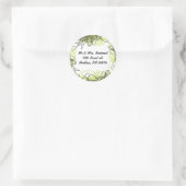 Rond NOTES MUSICALES CRAZY Sticker Bar Mitzvah Sticker (Sac)