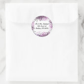 Rond NOTES MUSICALES CRAZY Sticker Bar Mitzvah Sticker (Sac)
