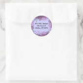 Rond NOTES MUSICALES CRAZY Sticker Bar Mitzvah Sticker (Sac)