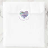 Rond Notre Sticker Coeur Mariage (Sac)