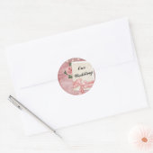 Rond Notre Sticker Mariage (Enveloppe)