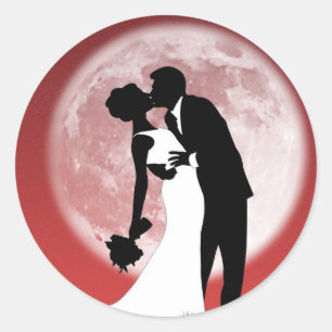 Rond Notre Sticker Mariage