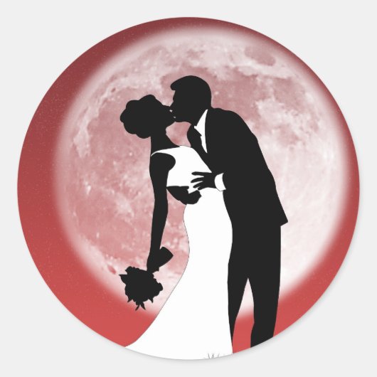 Rond Notre Sticker Mariage (Devant)