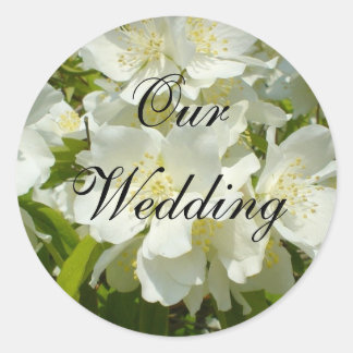 Rond Notre Sticker Mariage