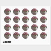 Rond Notre Sticker Mariage, Gâteau Mariage (Feuille)