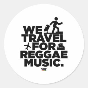 Rond Nous Voyageons Pour Reggae Music Sticker
