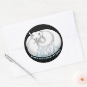 Rond Nouveau garde-boule Python Yuki Sticker (Enveloppe)