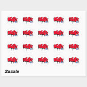 Rond Nouveau Sticker Alex Live (Feuille)