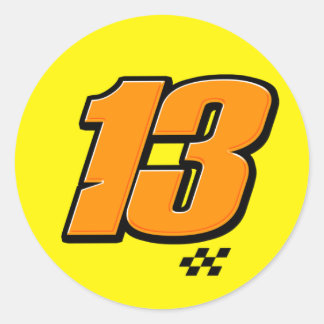 Rond Numéro 13 - Sticker