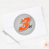 Rond Numéro 3 - Sticker (Enveloppe)