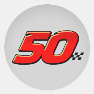 Rond Numéro 50 - Sticker