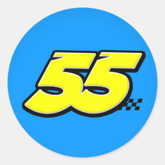 Rond Numéro 55 - Sticker