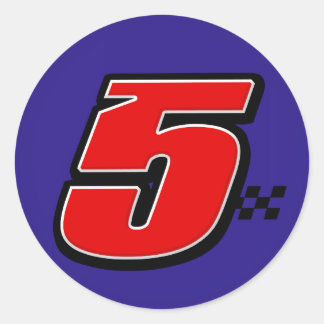 Rond Numéro 5 - Sticker