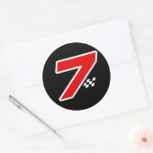 Rond Numéro 7 - Sticker (Enveloppe)