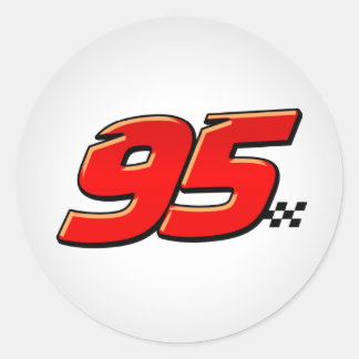 Rond Numéro 95 - Sticker