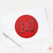Rond Numéro 99 - Sticker (Enveloppe)