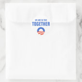 Rond Obama Nous Sommes Dans Ce Sticker Ensemble (Sac)