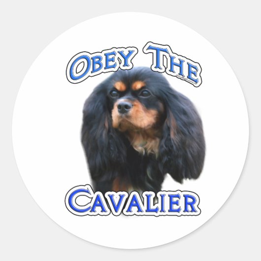 Rond Obey the Cavalier - Sticker (Devant)