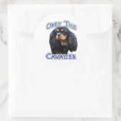 Rond Obey the Cavalier - Sticker (Sac)