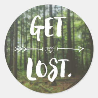 Rond Obtenir perdu (1.0) Sticker