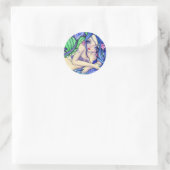 Rond * Ocean Flora * Sticker (Sac)