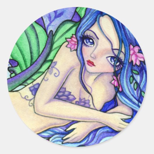 Rond * Ocean Flora * Sticker (Devant)