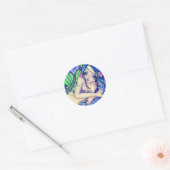 Rond * Ocean Flora * Sticker (Enveloppe)