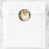 Rond Old Time Père Noël - Sticker (Sac)