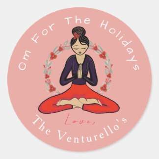Rond Om For The Holidays Yoga Sticker