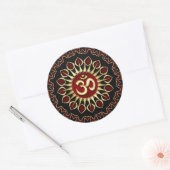 Rond OM Light Courage Énergie Sticker Spirituel Healing (Enveloppe)