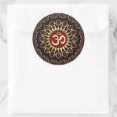 Rond OM Light Courage Énergie Sticker Spirituel Healing (Sac)