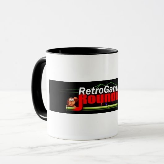 Rond-omhoog Wit Mok (Voorkant links)