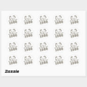 Rond On revient comme les Sticker de 1980 (Feuille)