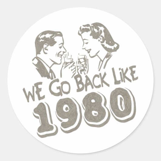 Rond On revient comme les Sticker de 1980 (Devant)