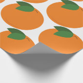 Rond Oranje Cadeaupapier (Hoek)
