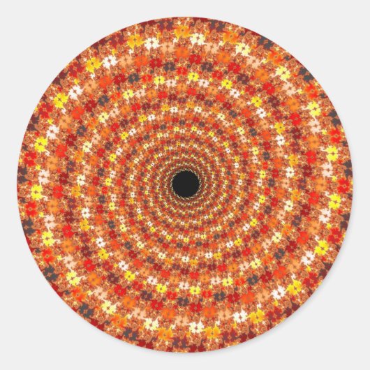 Rond Orbe Hypno - Sticker Fractal (Devant)