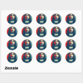 Rond Oui, IL Peut Cercle Sticker (Feuille)