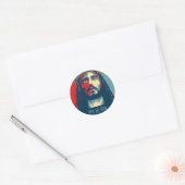 Rond Oui, IL Peut Cercle Sticker (Enveloppe)