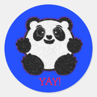 Rond OUI ! Sticker Panda