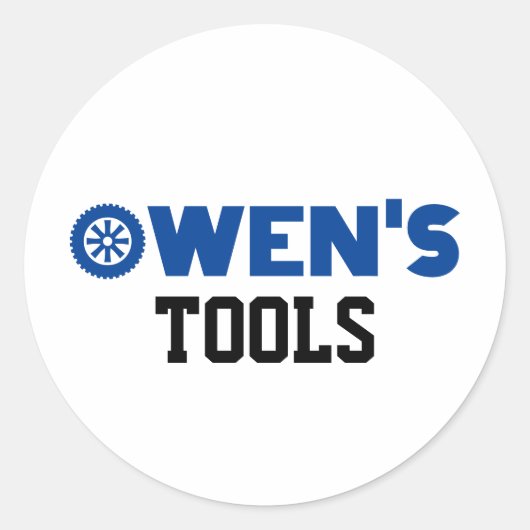 Rond Outil Owen's Tools Classic Round Sticker (Devant)