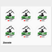 Rond Paddle & Hike sticker 1 (Feuille)