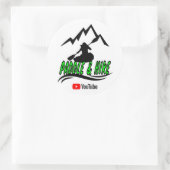 Rond Paddle & Hike sticker 1 (Sac)