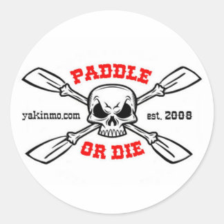 Rond Paddle ou mourir Yakinmo.com Sticker